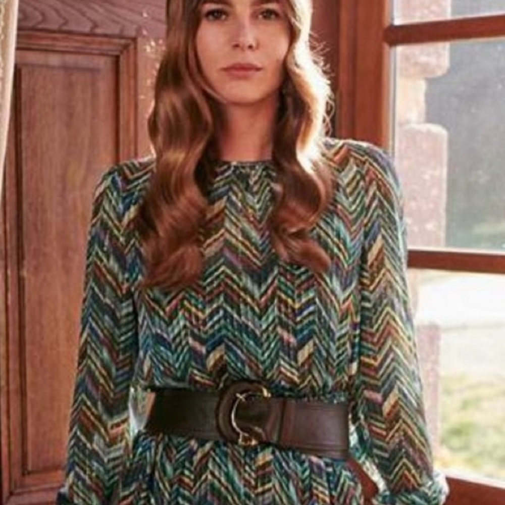 Sezane - Chevron Blouse